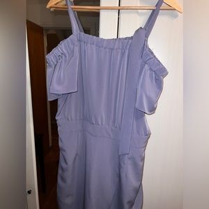 Express Romper in Lilac with belt